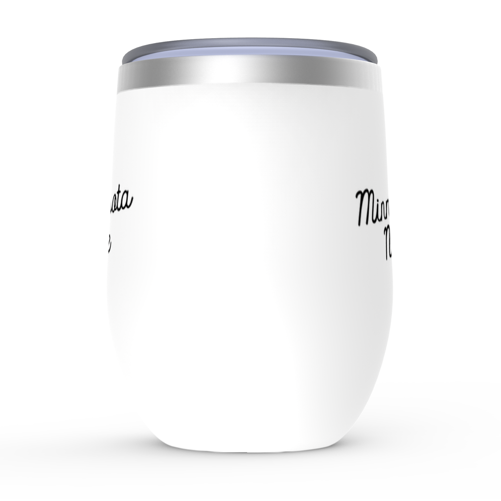 Sippin Pretty Insulated Wine Tumbler - White – My Tee Sharp