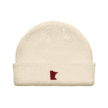 Minnesota Ivory and Maroon Beanie