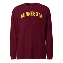 Maroon and Gold Minnesota Women's Long Sleeve Tee