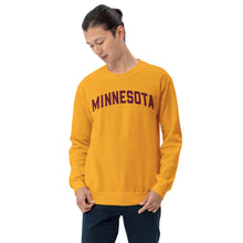 Minnesota Gold and Maroon Men's Crewneck Sweatshirt