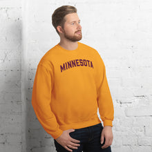 Minnesota Gold and Maroon Men's Crewneck Sweatshirt