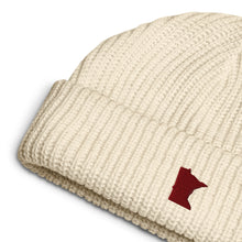 Minnesota Ivory and Maroon Beanie