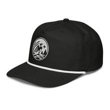 Minnesota Seal Snapback Cap in Black with White Rope