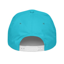 Minnesota Snapback Cap in Turquoise with White Rope