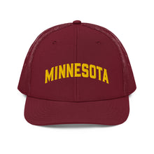 Maroon and Gold Minnesota Trucker Cap